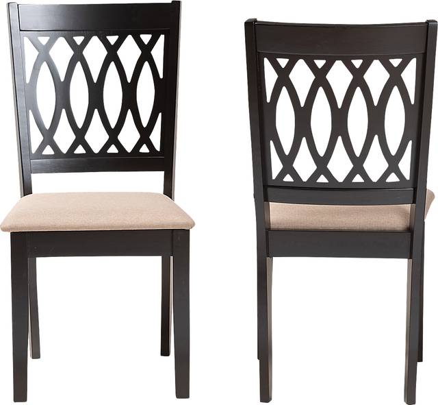 Teconnett Beige Dining Chair, Set of 2 - Thumbnail - Image 3