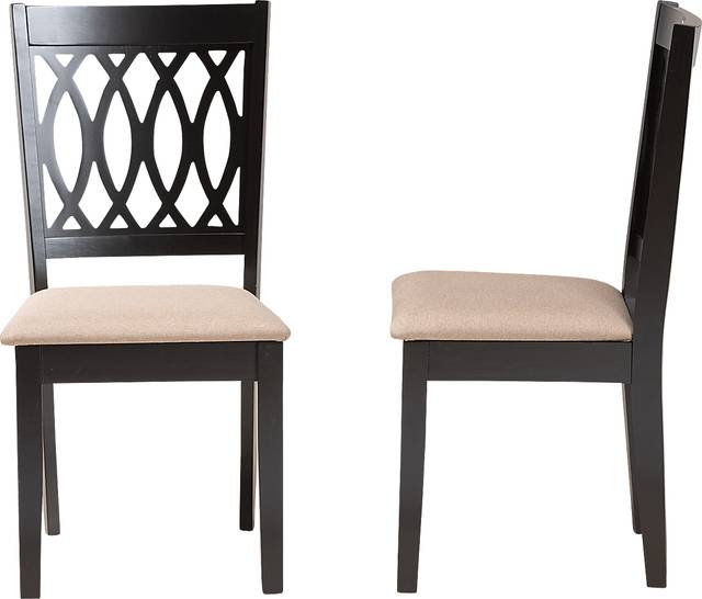 Teconnett Beige Dining Chair, Set of 2 - Thumbnail - Image 4