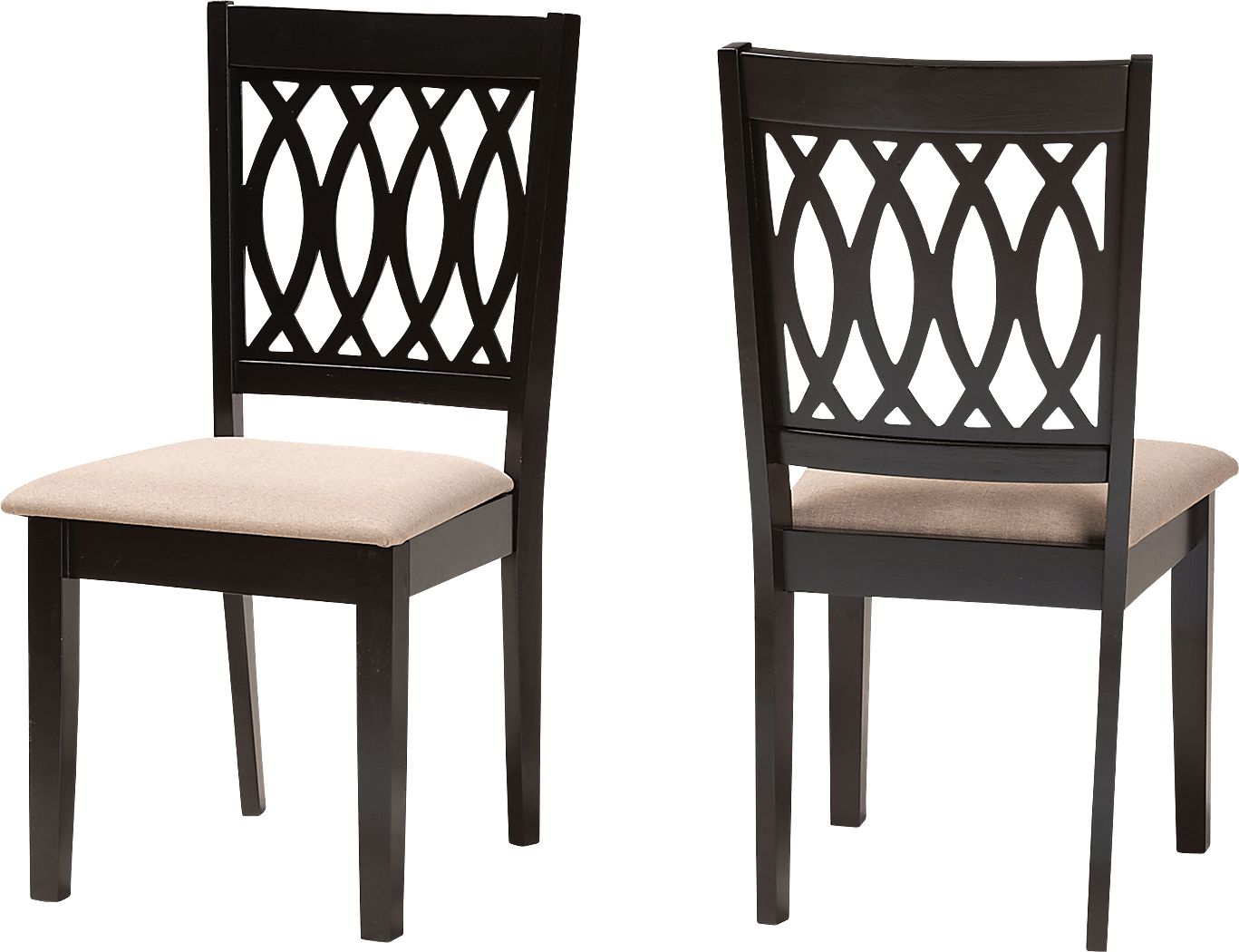 Teconnett Beige Dining Chair, Set of 2