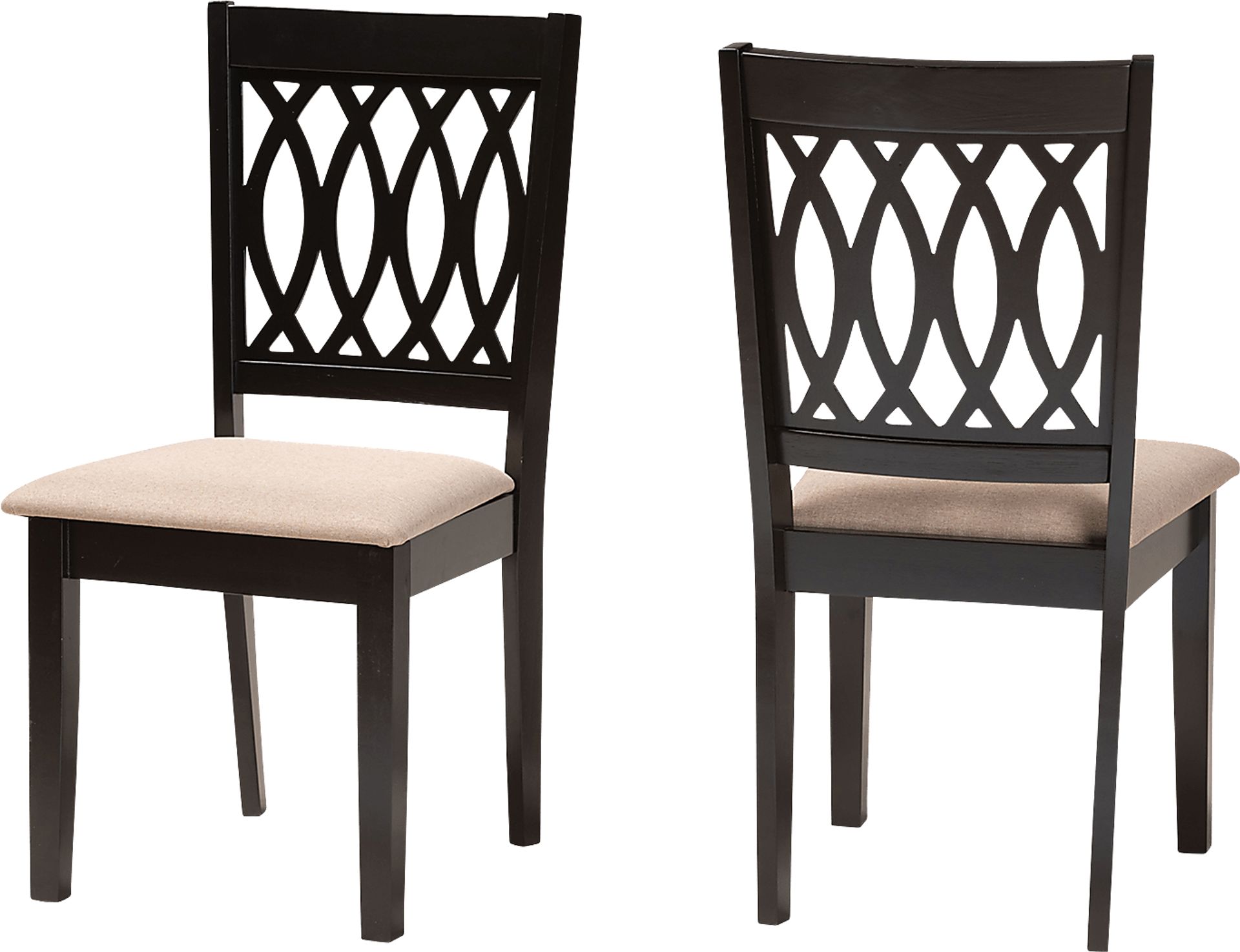 Teconnett Beige Dining Chair, Set of 2 - Image 1