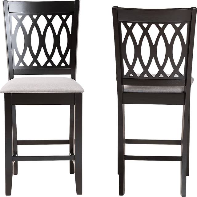 Teconnett Gray Counter Stool, Set of 2 - Thumbnail - Image 3