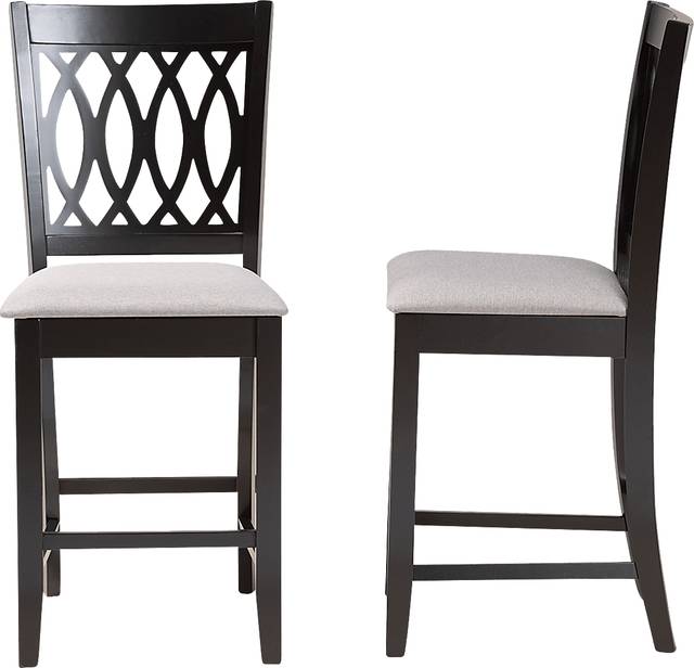 Teconnett Gray Counter Stool, Set of 2 - Thumbnail - Image 4