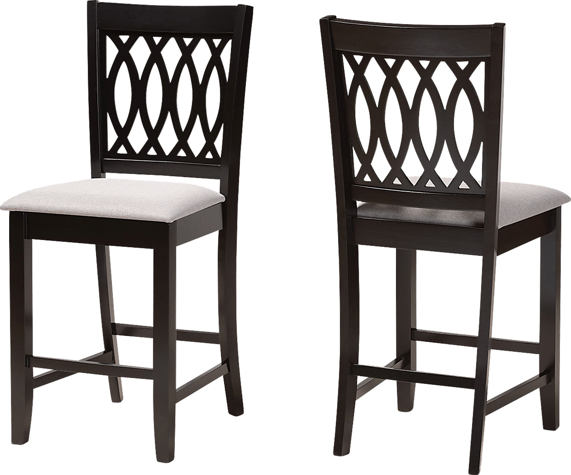 Teconnett Gray Counter Stool, Set of 2 - Image 1