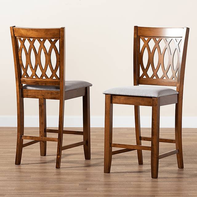 Teconnett Walnut Brown Counter Stool, Set of 2 - Thumbnail - Image 8