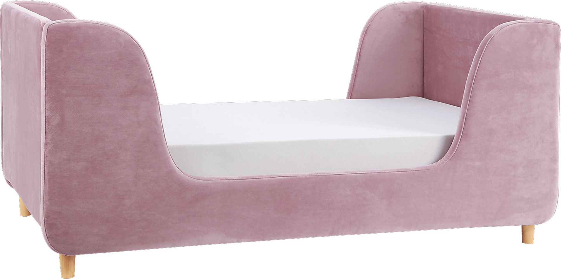 Tegen Lilac Upholstered Toddler Bed - Image 1