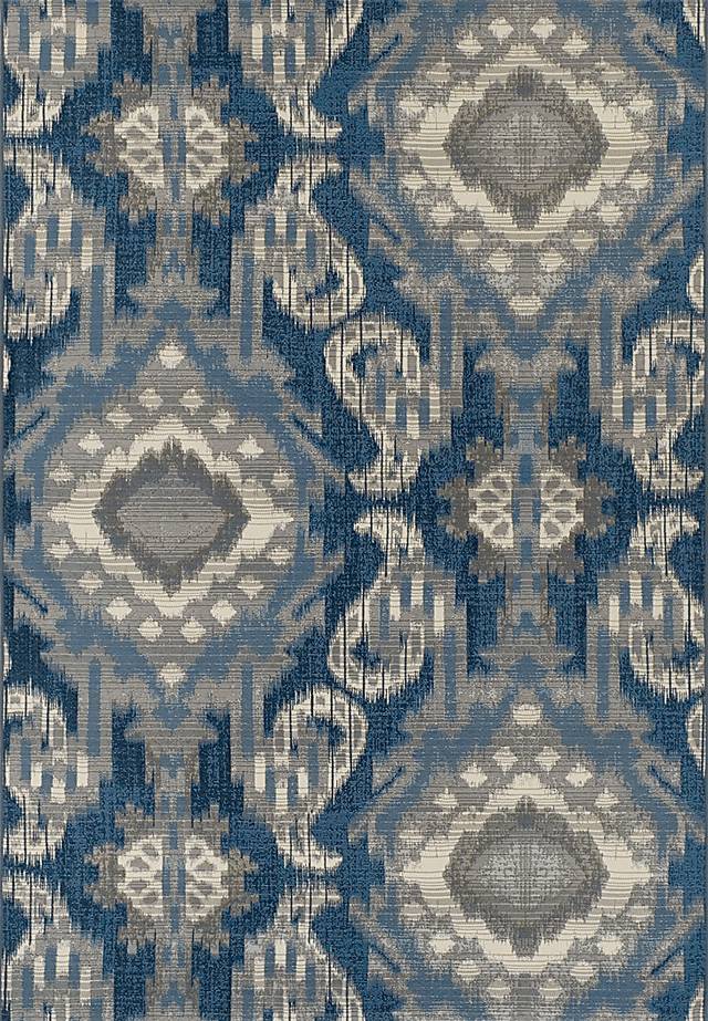 Teilo Blue 3'3 x 5'1 Indoor/Outdoor Rug - Thumbnail - Image 1