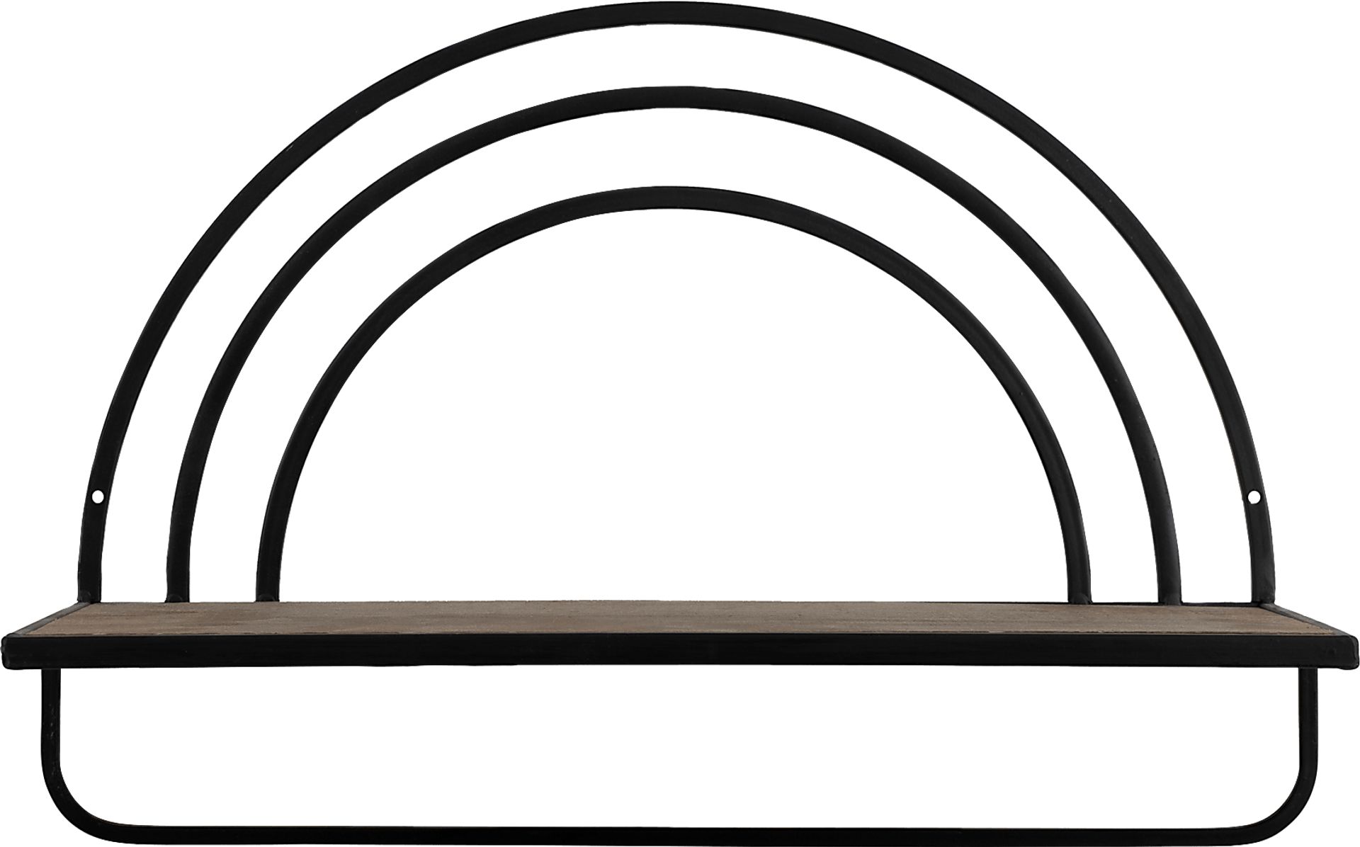 Telatha Brown Wall Shelf, Set of 2 - Image 2