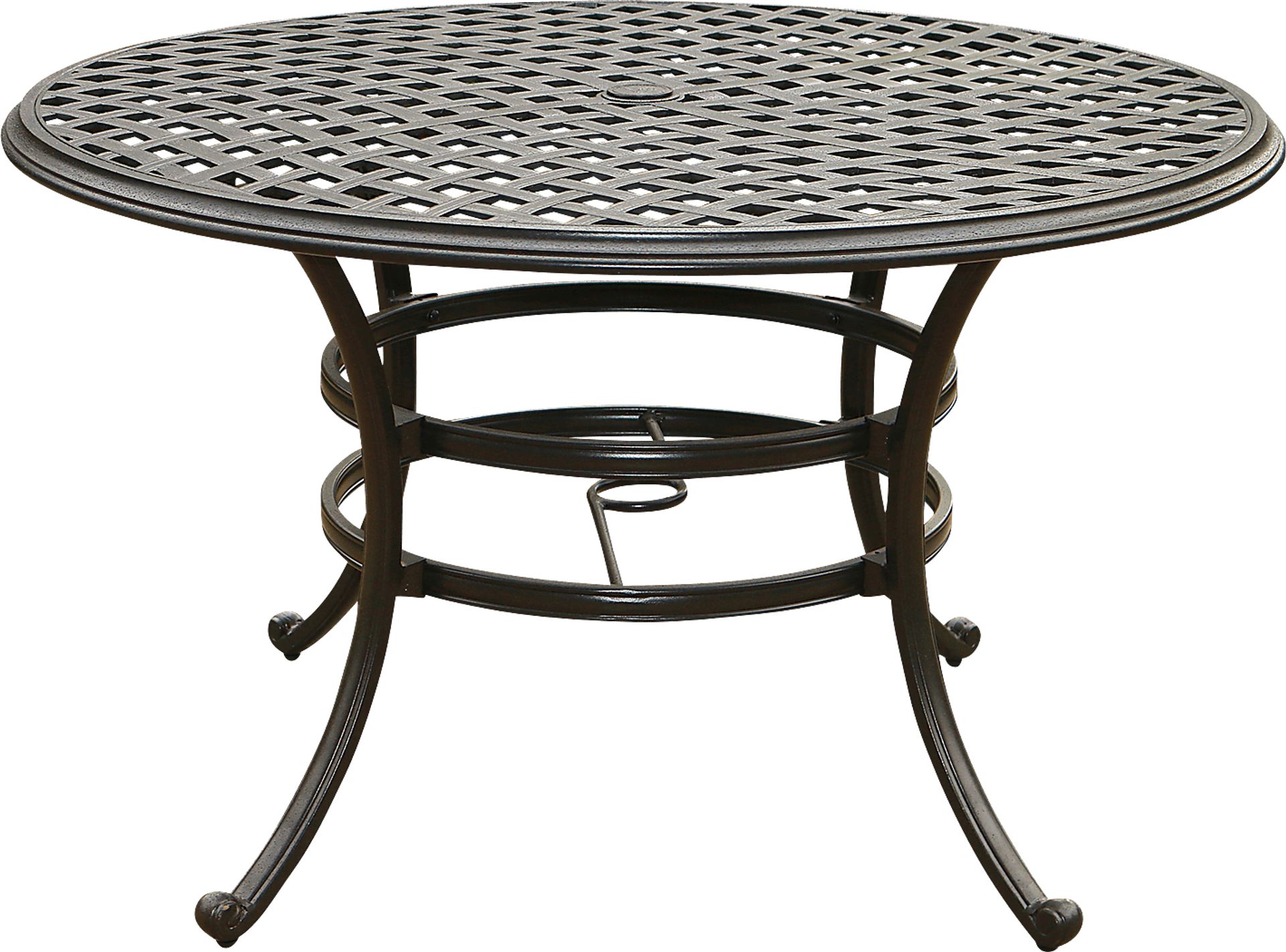 Telese Espresso 5 Pc Outdoor Round Dining Set - Image 8