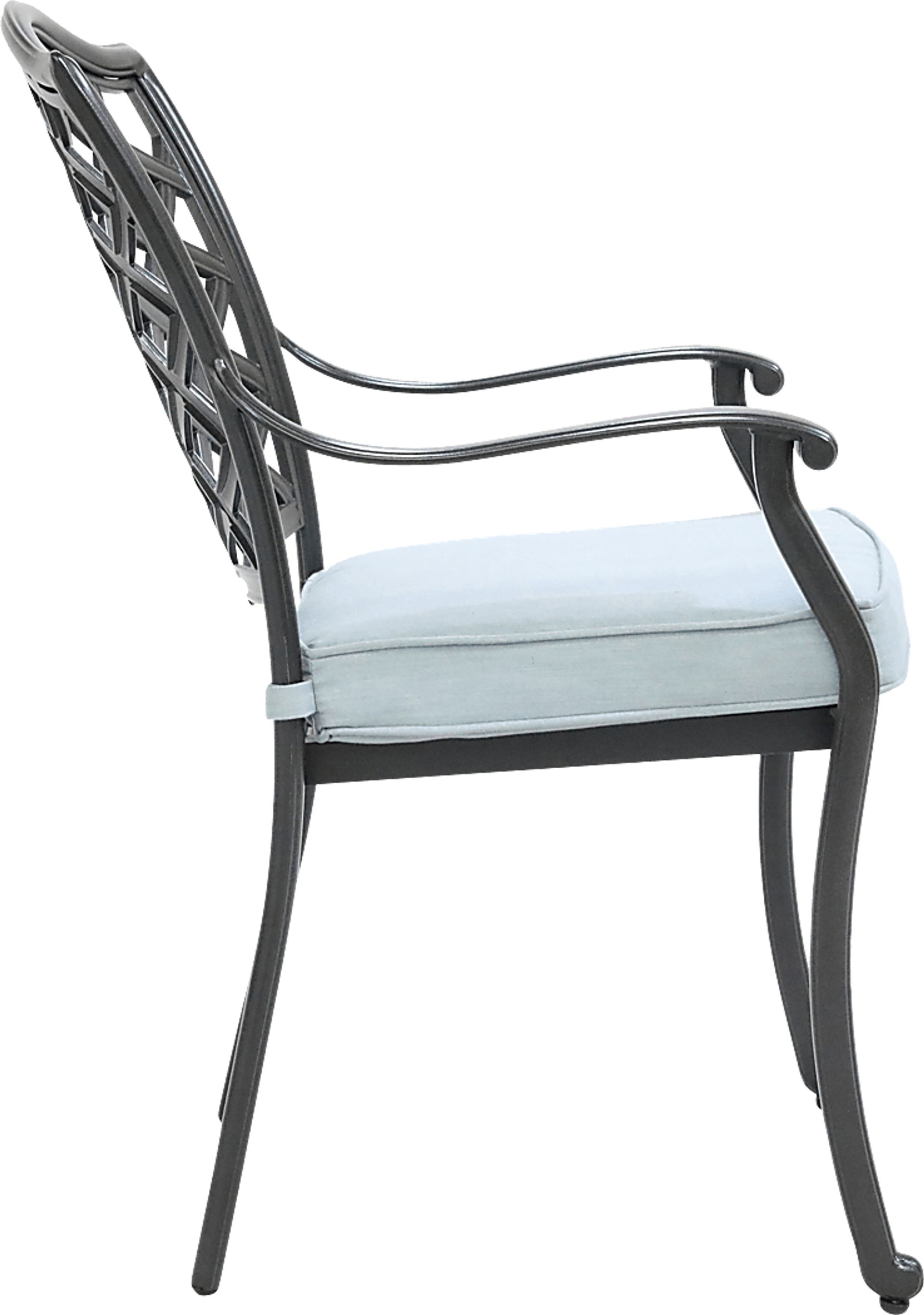 Telese Espresso 7 Pc Outdoor Rectangle Dining Set - Image 2