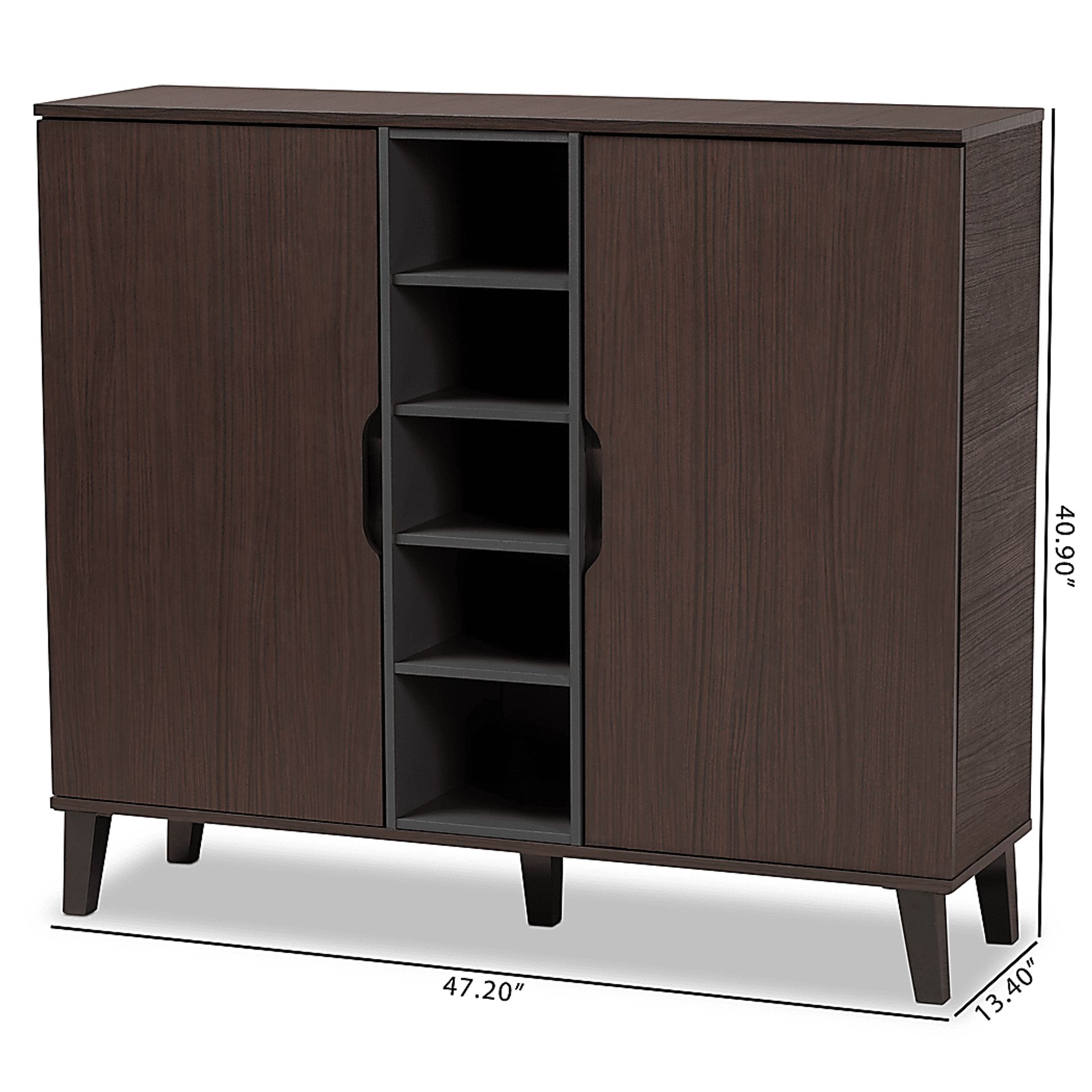 Telford Dark Brown Accent Cabinet - Image 10