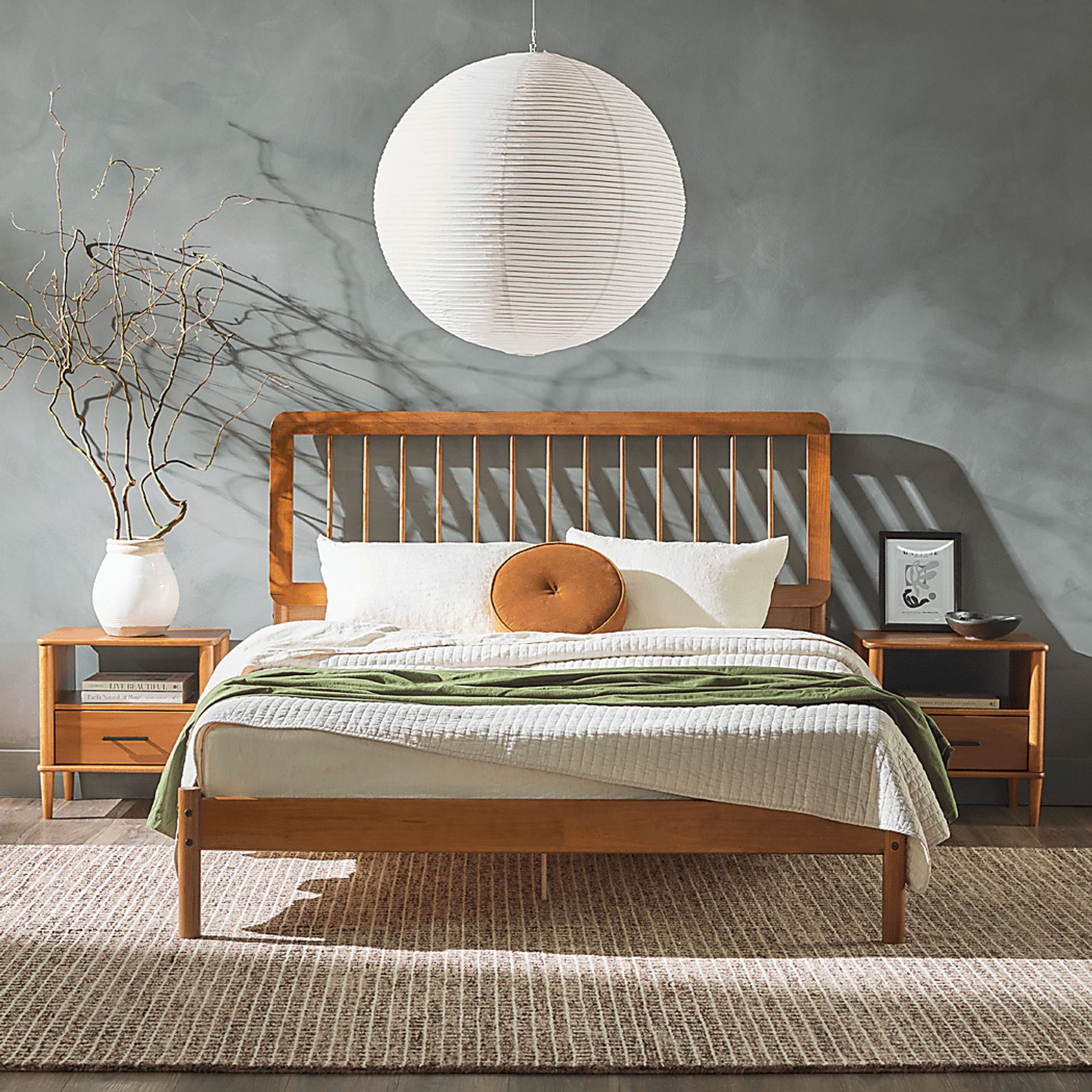 Tellicherry Caramel Queen Bed - Image 3