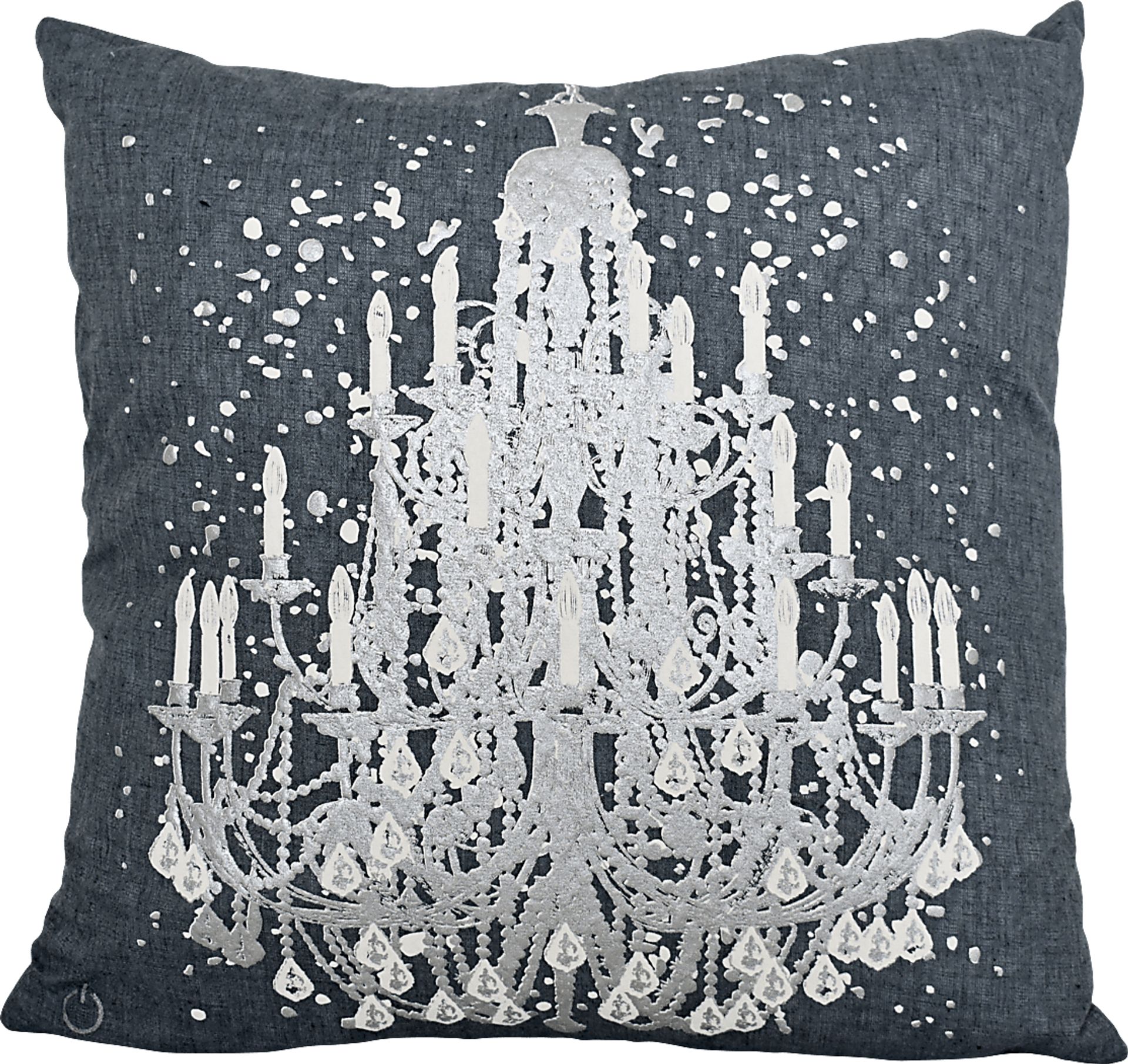 Tellico Gray Throw Pillow - Image 1