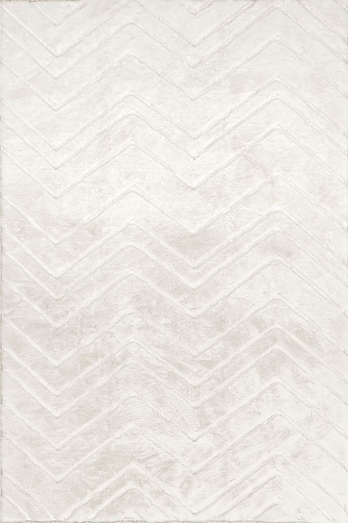 Tello Off White 2'6 x 8' Runner Rug