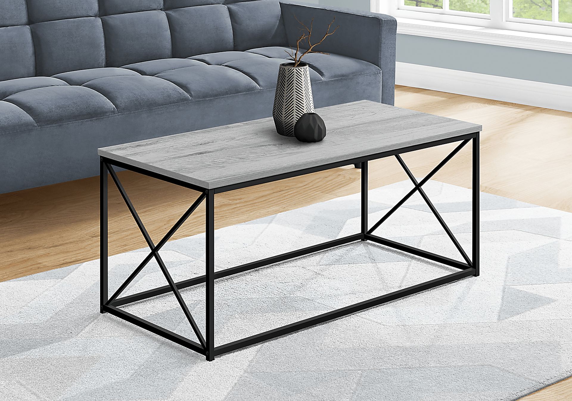 Tellstone Gray Cocktail Table - Image 3