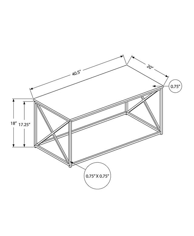 Tellstone Gray Cocktail Table - Thumbnail - Image 5