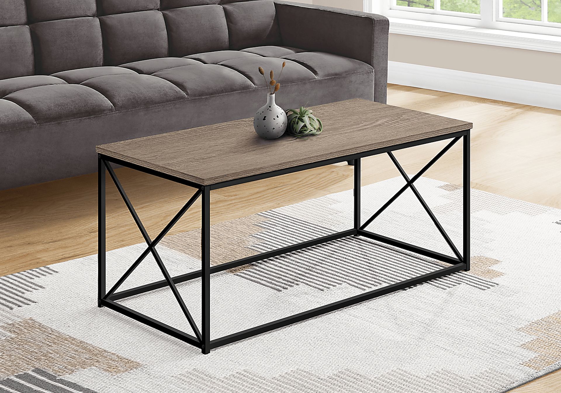 Tellstone Taupe Cocktail Table - Image 3