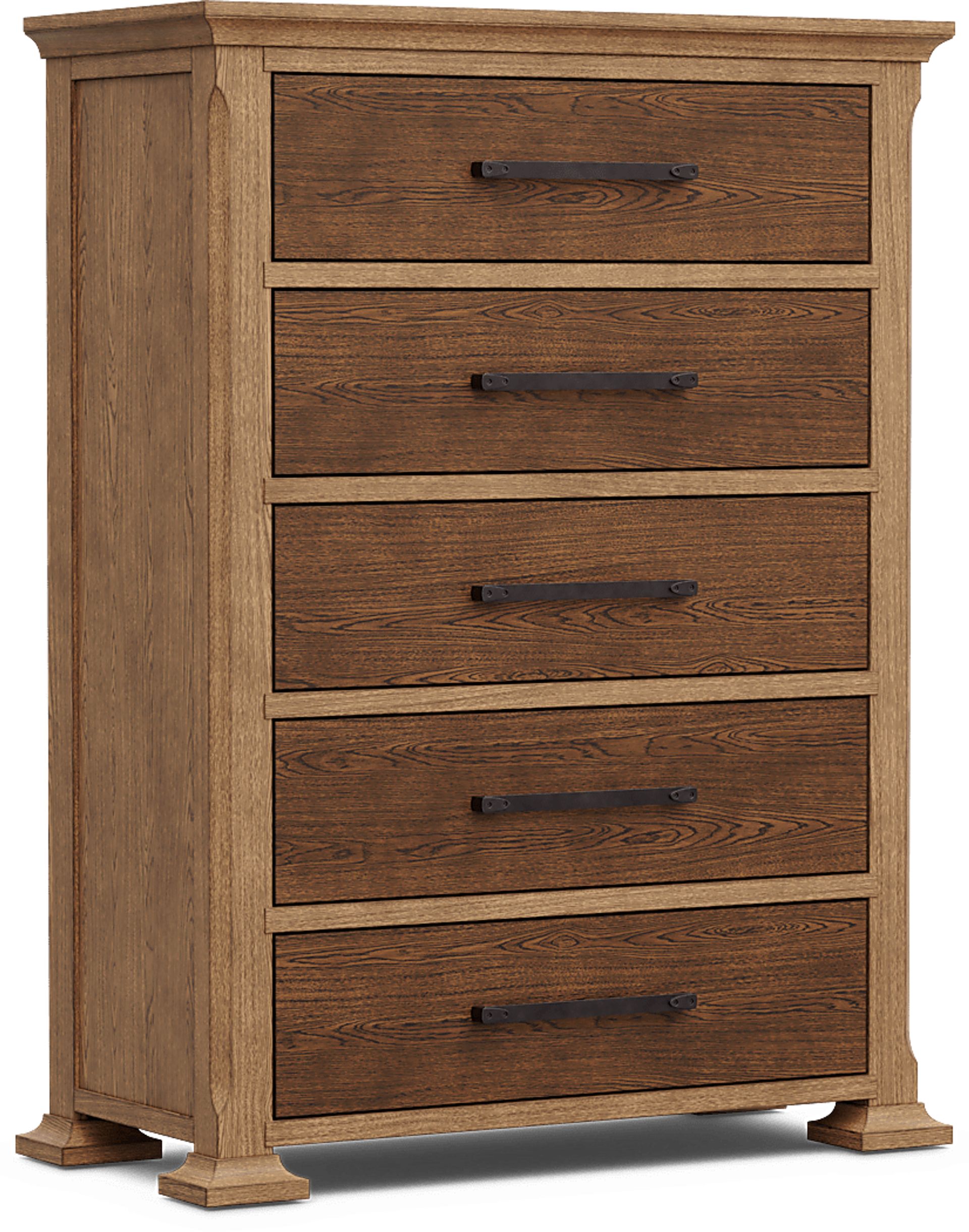 Telluride Brown 5 Pc King Panel Bedroom with Upholstered Bench - Image 9