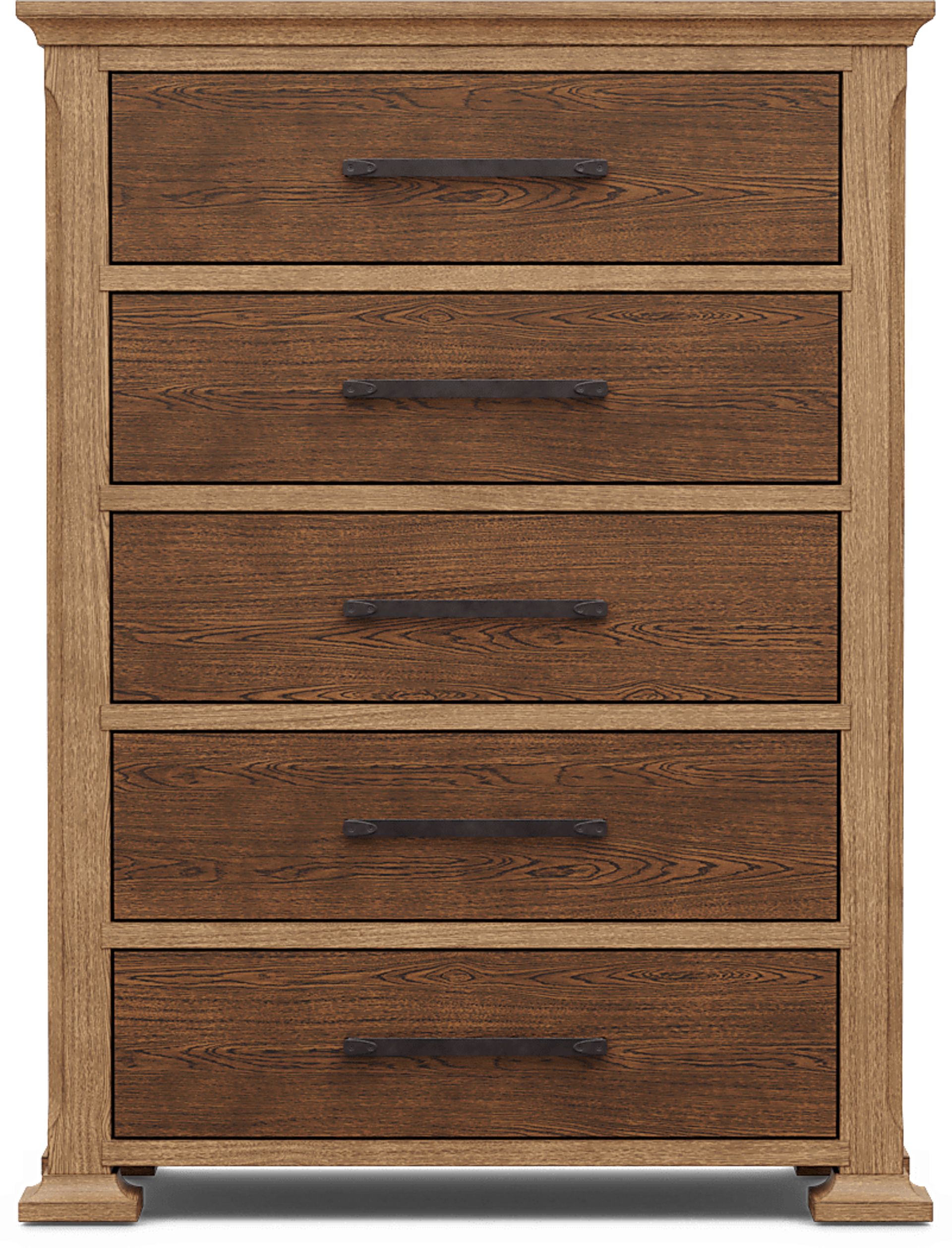 Telluride Brown 5 Pc King Panel Bedroom with Upholstered Bench - Image 8
