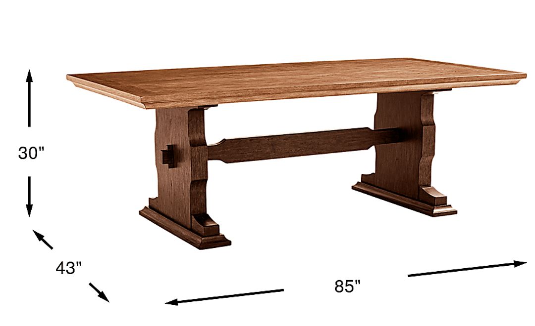 Telluride Brown Dining Table