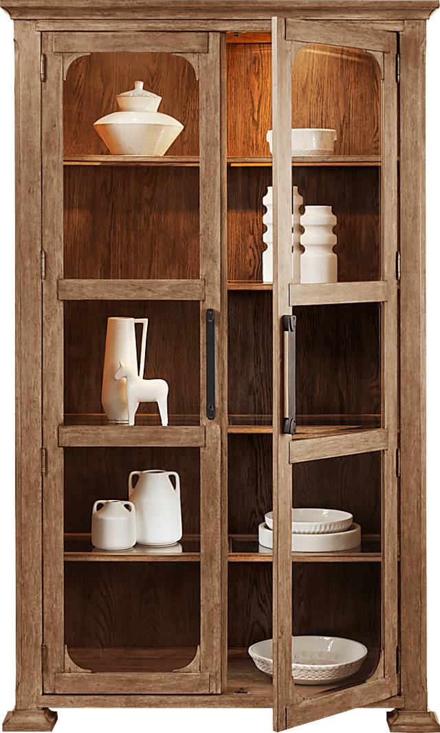 Telluride Brown Display Cabinet - Thumbnail - Image 2