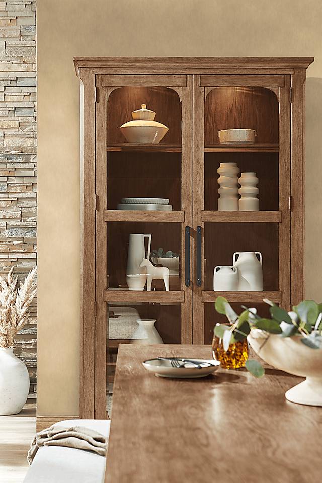 Telluride Brown Display Cabinet - Thumbnail - Image 4