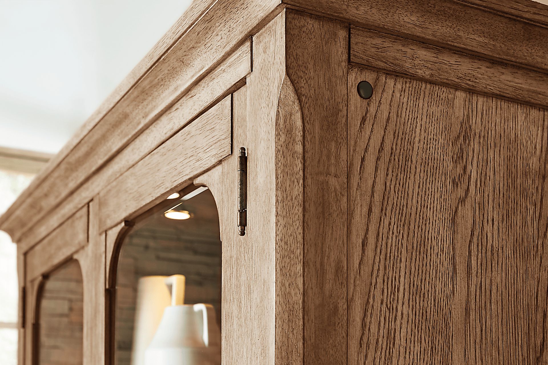 Telluride Brown Display Cabinet - Image 5