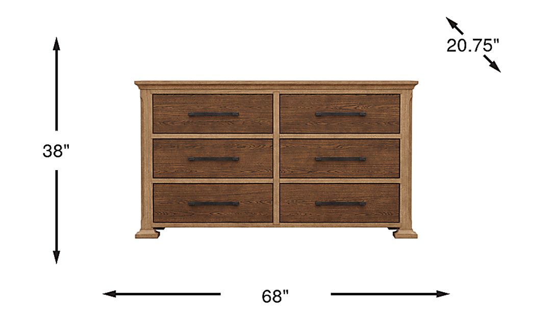 Telluride Brown Dresser