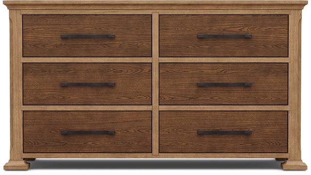 Telluride Brown 5 Pc Queen Panel Bedroom with Upholstered Bench - Thumbnail - Image 8