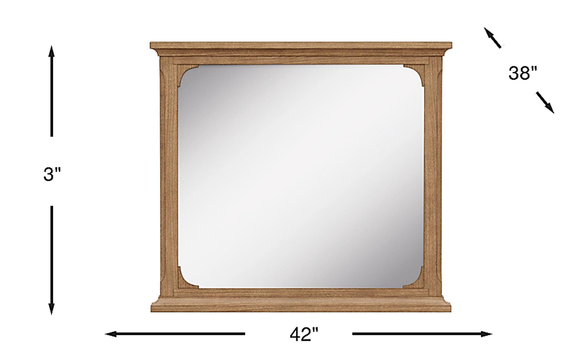 Dimension Image. Please refer to the Dimension Tab on this page for dimension details.