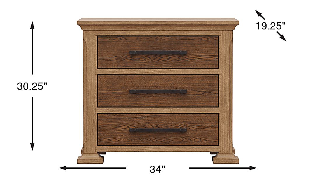Telluride Brown Nightstand