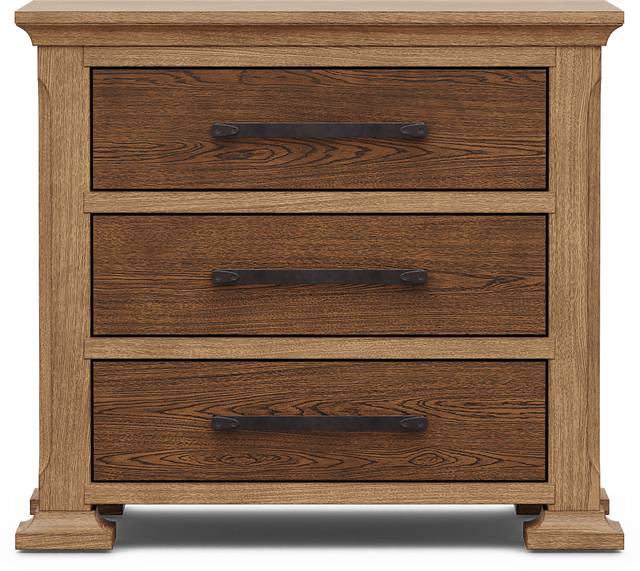 Telluride Brown 5 Pc King Panel Bedroom with Upholstered Bench - Thumbnail - Image 12