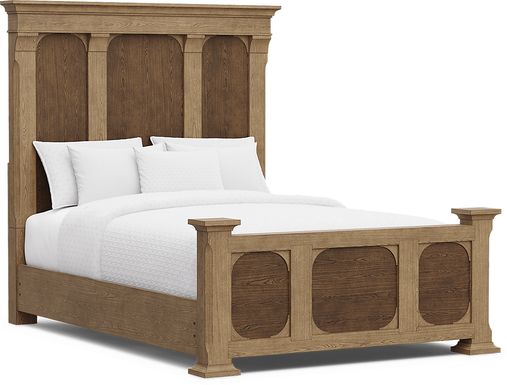 Telluride Brown Queen Panel Bed