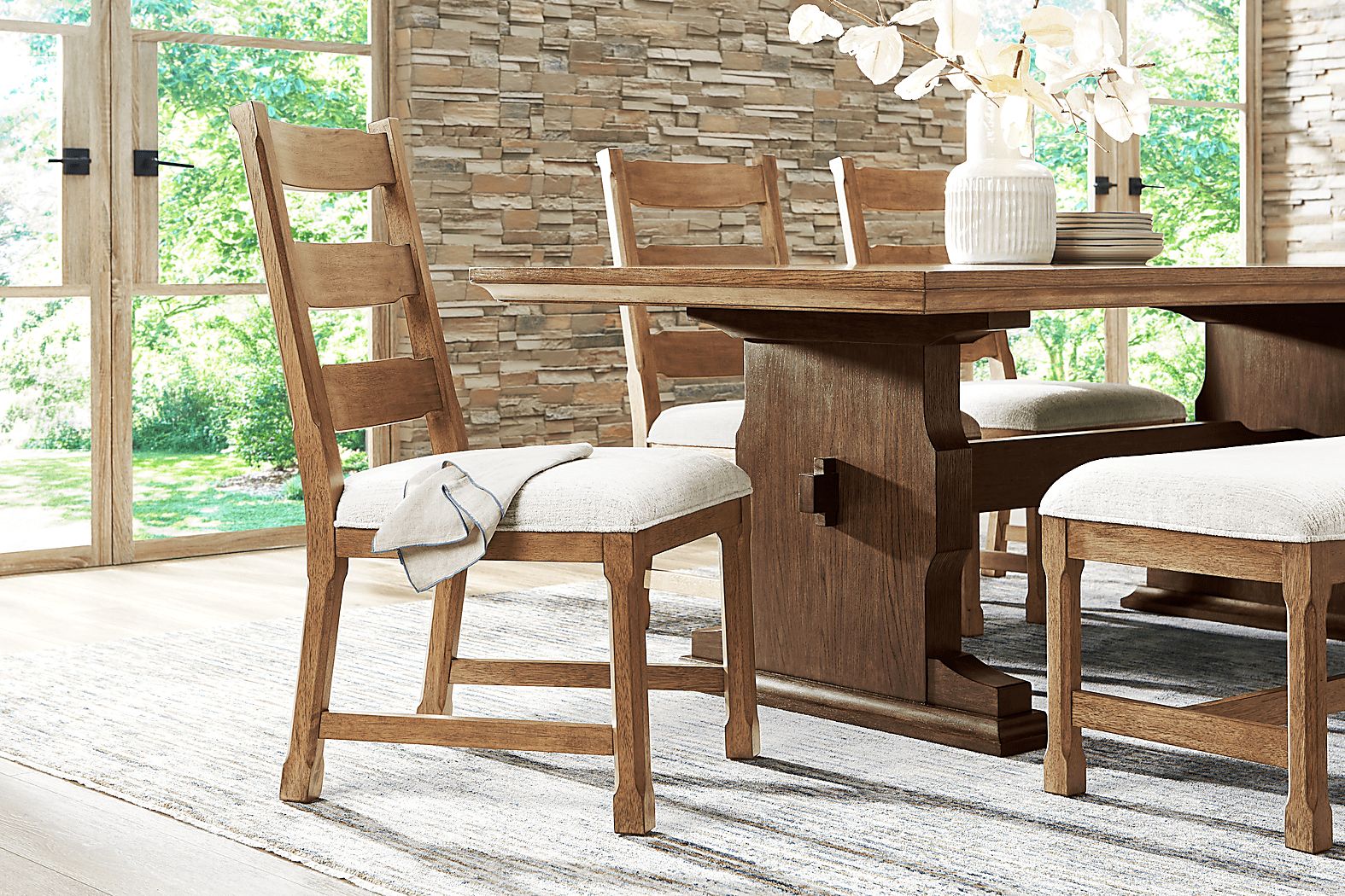 Telluride Brown 5 Pc Dining Room - Thumbnail 2