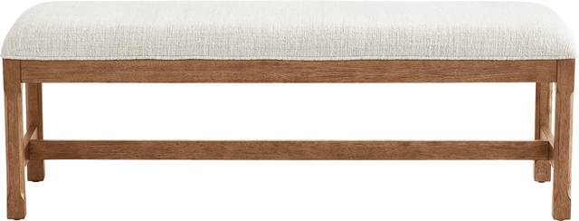 Telluride Brown Upholstered Bench - Thumbnail - Image 2