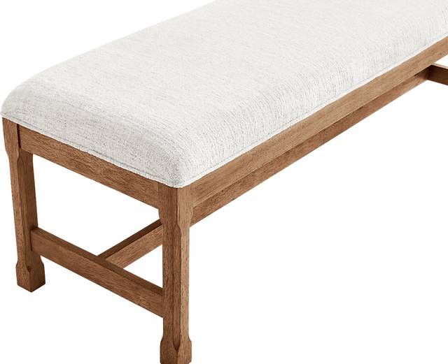 Telluride Brown Upholstered Bench - Thumbnail - Image 3