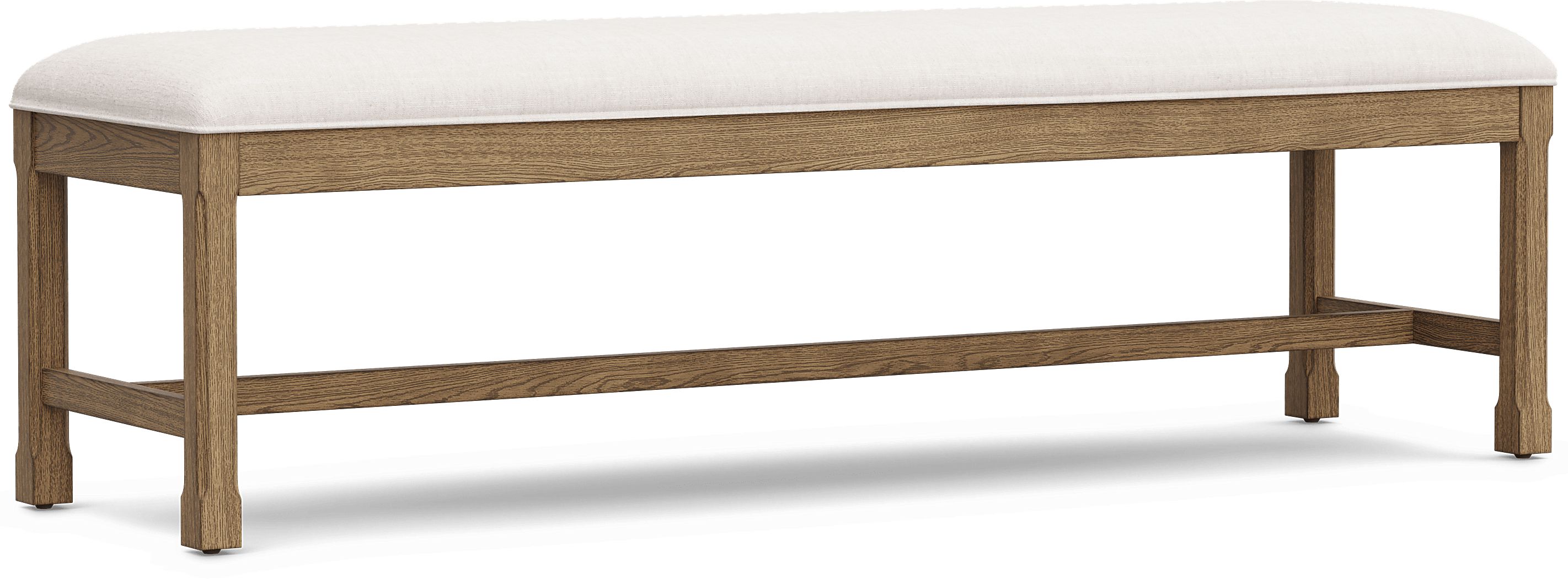 Telluride Brown Upholstered Bench - Thumbnail 4