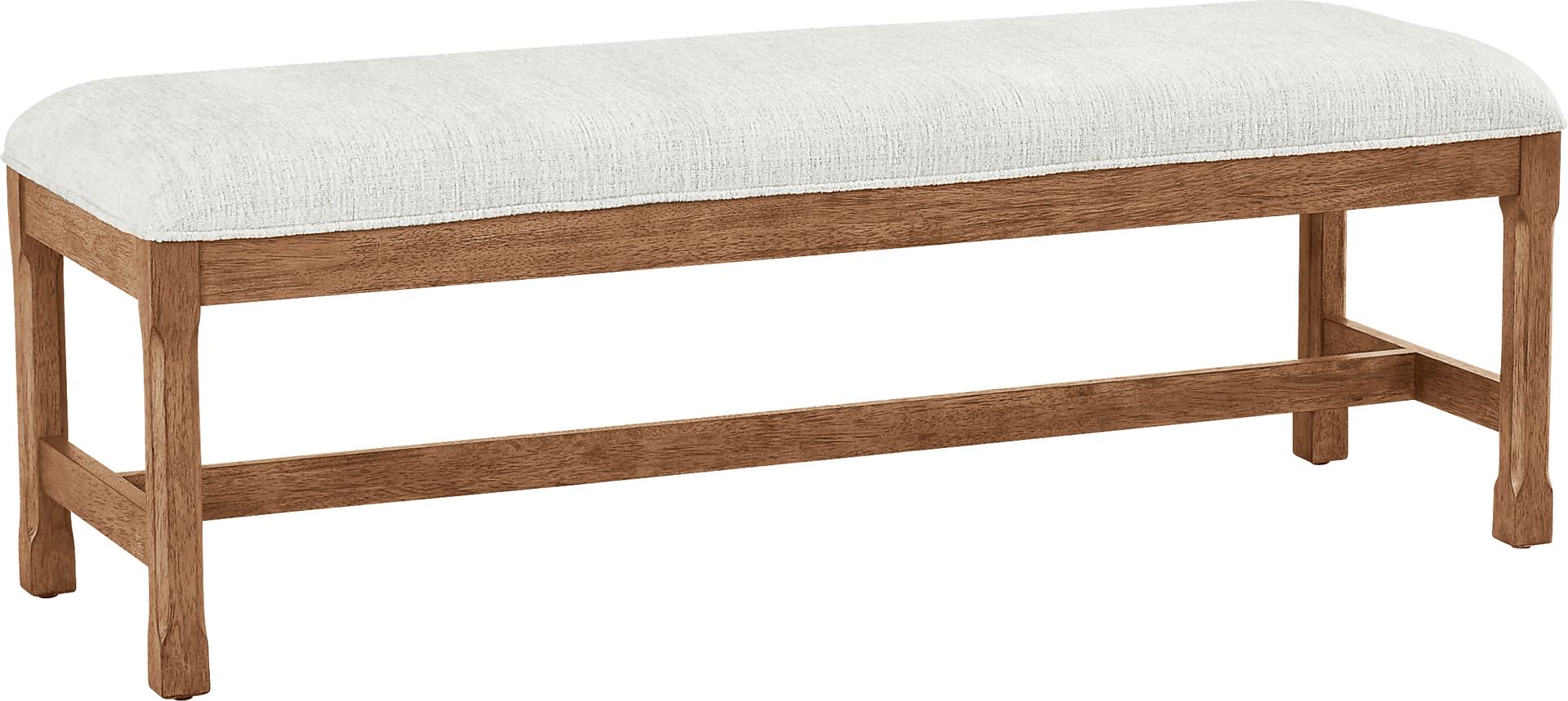 Telluride Brown Upholstered Bench - Image 1
