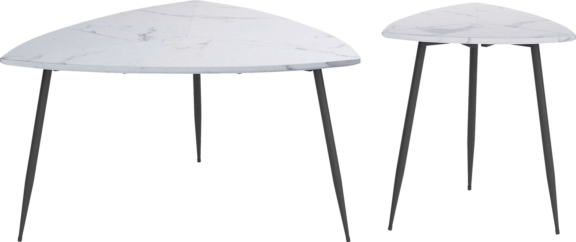 Tellury White Accent Table, Set of 2 - Image 3