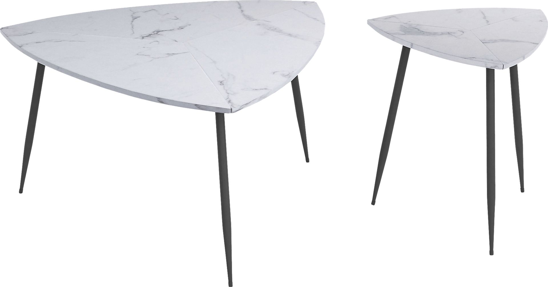 Tellury White Accent Table, Set of 2 - Image 4