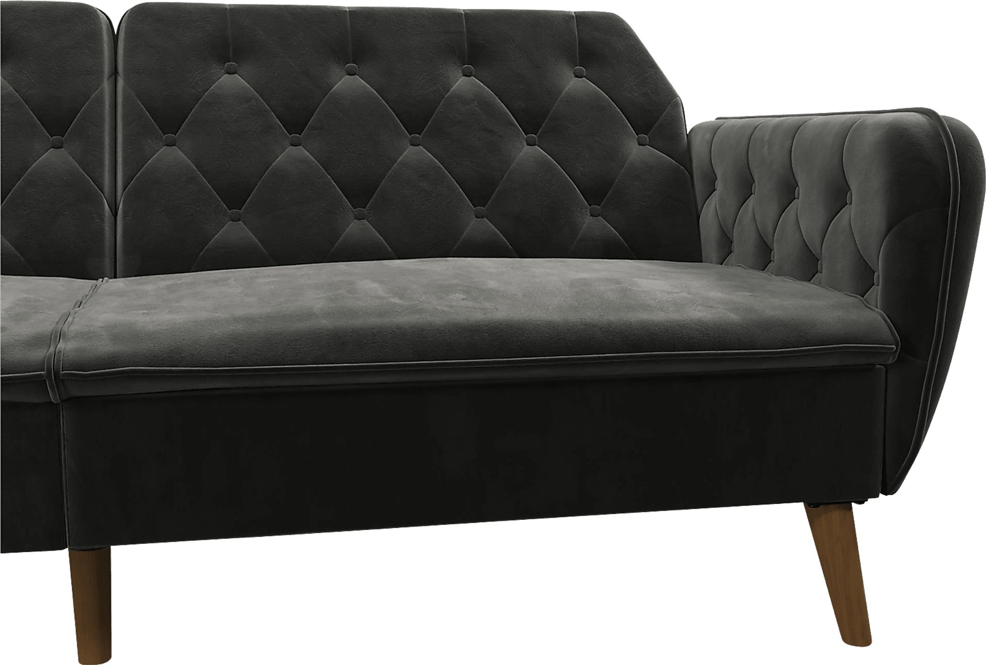 Telora II Gray Futon - Image 14