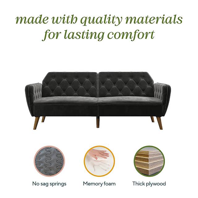 Telora II Gray Futon - Thumbnail - Image 18