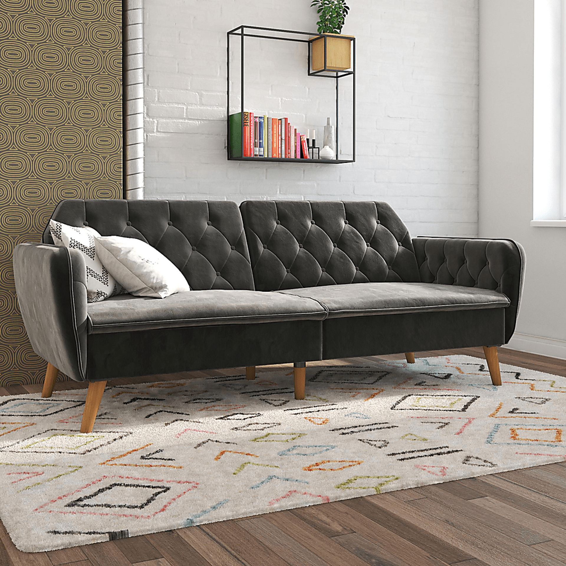 Telora II Gray Futon - Image 2