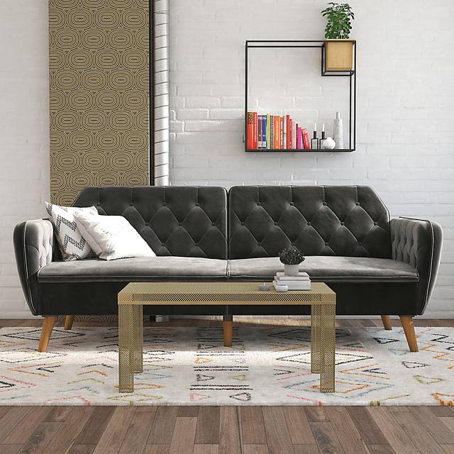 Telora II Gray Futon - Thumbnail - Image 4