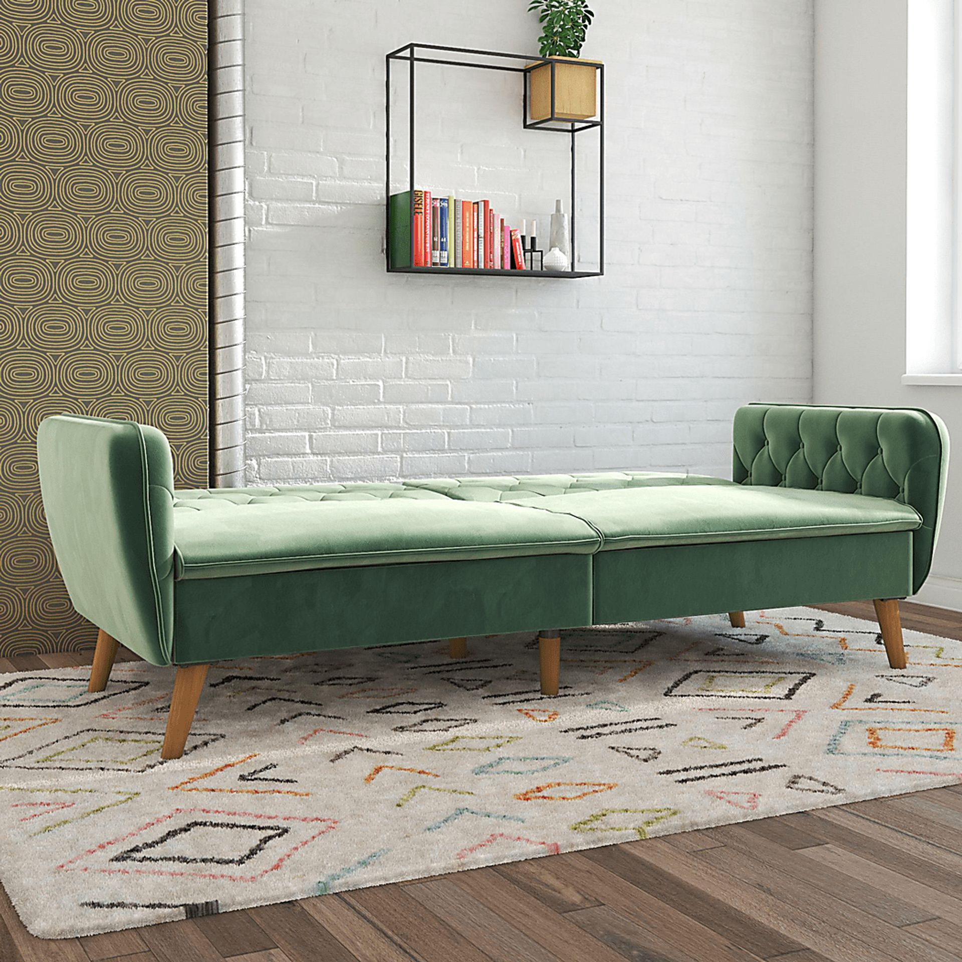 Telora II Green Futon - Image 3
