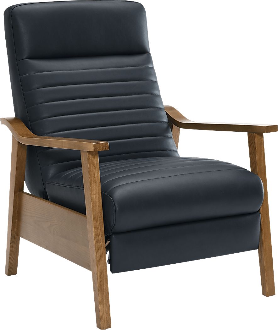 Temalini Blue Push Back Recliner