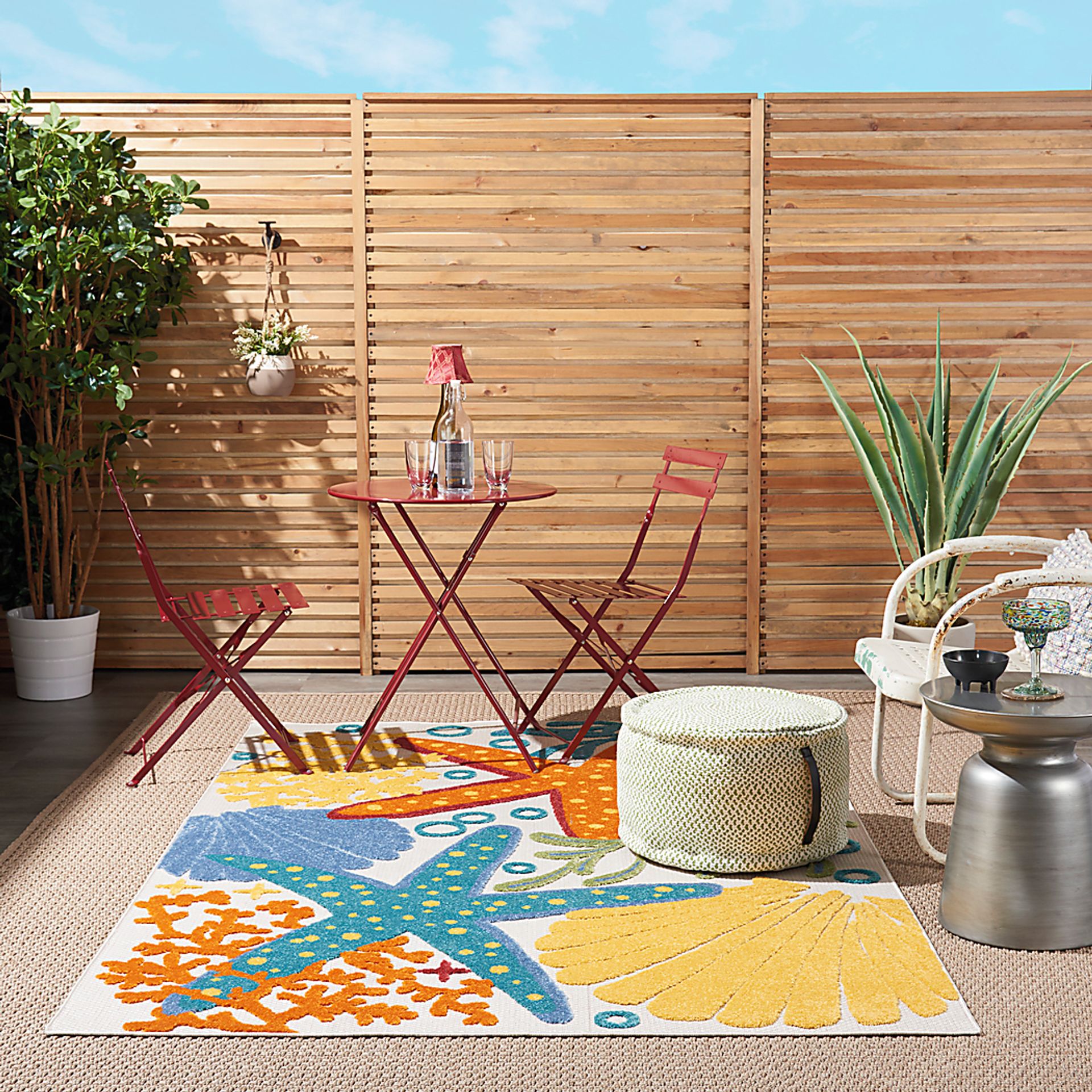 Tempany Multi 5'3 x 7'5 Indoor/Outdoor Rug - Image 2