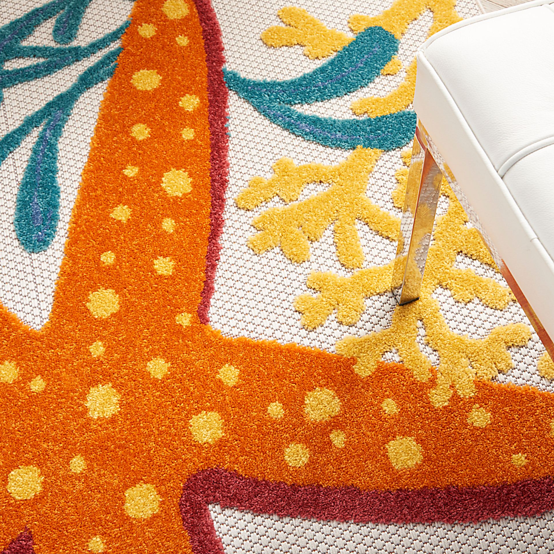 Tempany Multi 5'3 x 7'5 Indoor/Outdoor Rug - Image 5