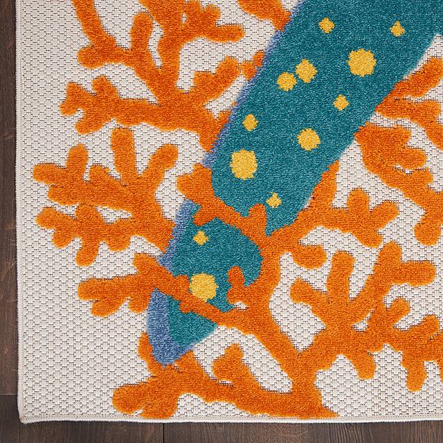 Tempany Multi 5'3 x 7'5 Indoor/Outdoor Rug - Thumbnail - Image 6