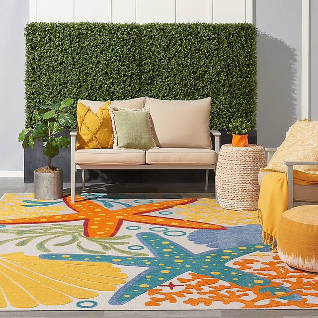 Tempany Multi 7'10 x 10'6 Indoor/Outdoor Rug - Thumbnail - Image 2