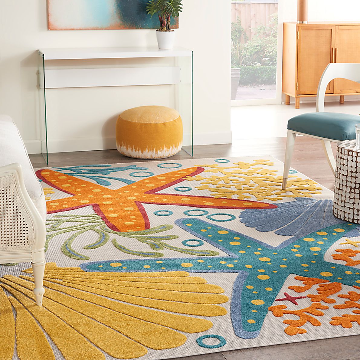 Tempany Multi 7'10 x 10'6 Indoor/Outdoor Rug